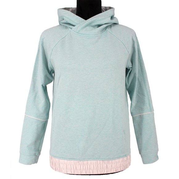 lululemon athletica Tops - Lululemon All Good Hooded Pullover Blue Size 4